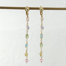 Load image into Gallery viewer, 9140105 NON-PIERCED CLIP-ON HANDCRAFTED BEADS 14K YELLOW GOLD-FILLED EARRINGS