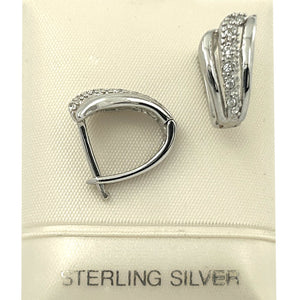 9150071-Beautiful-Clear-Cubic-Zirconia-Silver-925-French-Back-Earrings