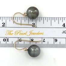 Load image into Gallery viewer, Gold-Filled Baroque Tahitian Pearl Fish-Hook Earrings