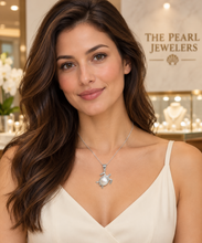 Load image into Gallery viewer, Sterling Silver 925 Hawaiian Honu White Pearl Pendant