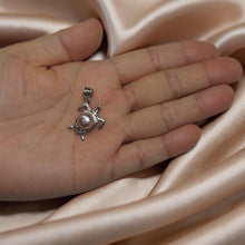 Load image into Gallery viewer, Hawaiian Honu Sterling Silver Pink Pearl Pendant