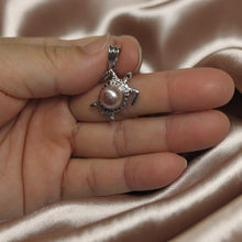 Load image into Gallery viewer, Hawaiian Honu Sterling Silver Pink Pearl Pendant