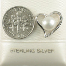 Load image into Gallery viewer, Sterling Silver 925 Love &amp; Hearts White Pearl Pendant