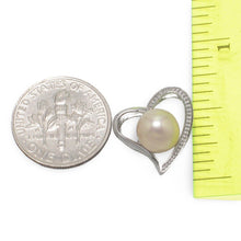 Load image into Gallery viewer, Sterling Silver 925 Love &amp; Hearts Peach Pearl Pendant