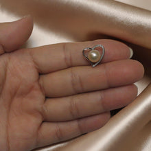 Load image into Gallery viewer, Sterling Silver 925 Love &amp; Hearts Peach Pearl Pendant