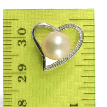Load image into Gallery viewer, Sterling Silver 925 Love &amp; Hearts Peach Pearl Pendant