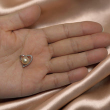 Load image into Gallery viewer, Sterling Silver 925 Love &amp; Hearts Peach Pearl Pendant