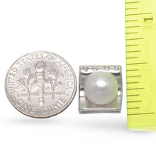 Load image into Gallery viewer, Sterling Silver 925 CZ &amp; White Pearl Pendant