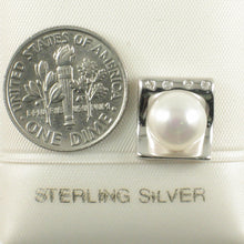 Load image into Gallery viewer, Sterling Silver 925 CZ &amp; White Pearl Pendant