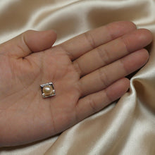Load image into Gallery viewer, Sterling Silver 925 CZ &amp; Pale Pink Pearl Pendant