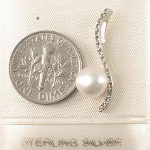 Load image into Gallery viewer, Sterling Silver 925 Water Flow Pearl Pendant
