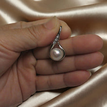 Load image into Gallery viewer, Sterling Silver 925 Fish Hook White Pearl Pendant