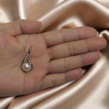 Load image into Gallery viewer, Sterling Silver 925 Fish Hook White Pearl Pendant