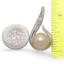 Load image into Gallery viewer, Sterling Silver 925 Fish Hook Lavender Pearl Pendant