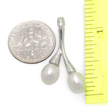 Load image into Gallery viewer, Sterling Silver 925 Twin Cherries White Pearl Pendant