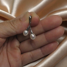 Load image into Gallery viewer, Sterling Silver 925 Twin Cherries White Pearl Pendant