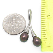 Load image into Gallery viewer, Sterling Silver 925 Twin Cherries Peacock Pearl Pendant