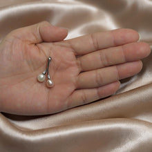 Load image into Gallery viewer, Sterling Silver 925 Twin Cherries White &amp; Pink Pearl Pendant