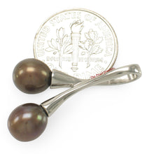 Load image into Gallery viewer, Sterling Silver 925 Twin Cherries Chocolate Pearl Pendant
