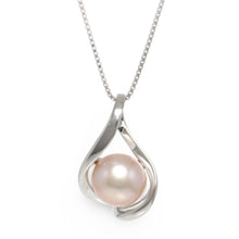 Load image into Gallery viewer, Sterling Silver 925 Pink Pearl Pendant