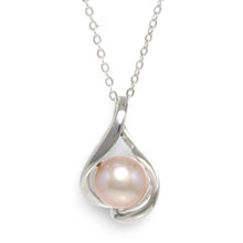Load image into Gallery viewer, Sterling Silver 925 Pink Pearl Pendant
