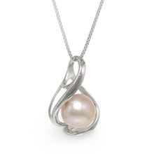 Load image into Gallery viewer, Sterling Silver 925 Pink Pearl Pendant