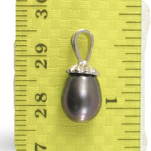Load image into Gallery viewer, Sterling Silver 925 Black Pearl Pendant