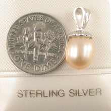 Load image into Gallery viewer, Sterling Silver 925 Peach Pearl Pendant