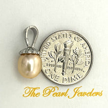 Load image into Gallery viewer, 9200372 SIMPLE YET ELEGANT SILVER 925 PEACH F/W CULTURED PEARL PENDANTS