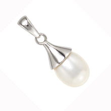 Load image into Gallery viewer, Sterling Silver 925 White Pearl Pendant