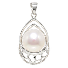 Load image into Gallery viewer, Sterling Silver 925 White Pearl Pendant