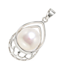 Load image into Gallery viewer, Sterling Silver 925 White Pearl Pendant