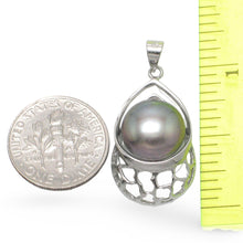 Load image into Gallery viewer, Sterling Silver 925 Brown Pearl Pendant