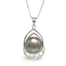 Load image into Gallery viewer, Sterling Silver 925 Brown Pearl Pendant