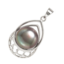 Load image into Gallery viewer, Sterling Silver 925 Brown Pearl Pendant