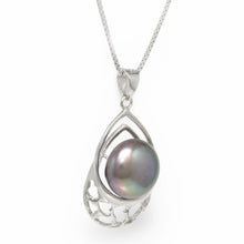 Load image into Gallery viewer, Sterling Silver 925 Brown Pearl Pendant