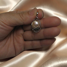 Load image into Gallery viewer, Sterling Silver 925 Pale Pink Pearl Pendant