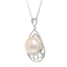 Load image into Gallery viewer, Sterling Silver 925 Pale Pink Pearl Pendant