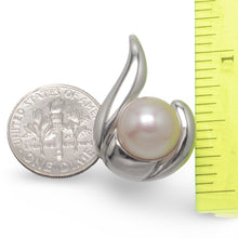 Load image into Gallery viewer, Sterling Silver 925 Hawaiian Fish Hook Pale Pink Pearl Pendant