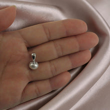Load image into Gallery viewer, Sterling Silver 925 White Pearl Pumpkin Pendant