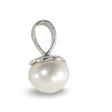 Load image into Gallery viewer, Sterling Silver 925 White Pearl Pumpkin Pendant