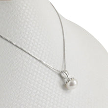 Load image into Gallery viewer, Sterling Silver 925 White Pearl Pumpkin Pendant
