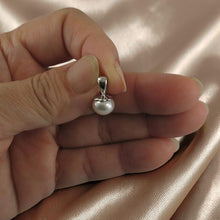 Load image into Gallery viewer, Sterling Silver 925 White Pearl Pumpkin Pendant