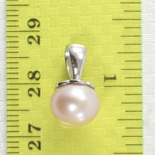 Load image into Gallery viewer, Sterling Silver 925 Pink Pearl Pumpkin Pendant