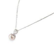 Load image into Gallery viewer, Sterling Silver 925 Pink Pearl Pumpkin Pendant