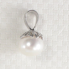 Load image into Gallery viewer, Sterling Silver 925 White/Black/Pink Pearl Pumpkin Pendant