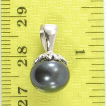 Load image into Gallery viewer, Sterling Silver 925 White/Black/Pink Pearl Pumpkin Pendant