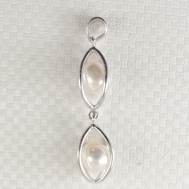 Sterling Silver 925 Lucky Lantern Pearl Pendant