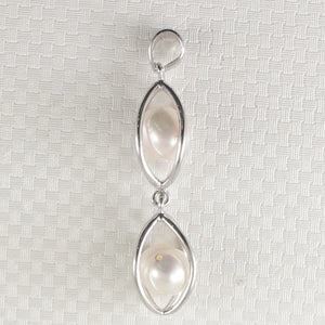 Sterling Silver 925 Lucky Lantern Pearl Pendant