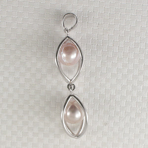 Sterling Silver 925 Lucky Lantern Pearl Pendant